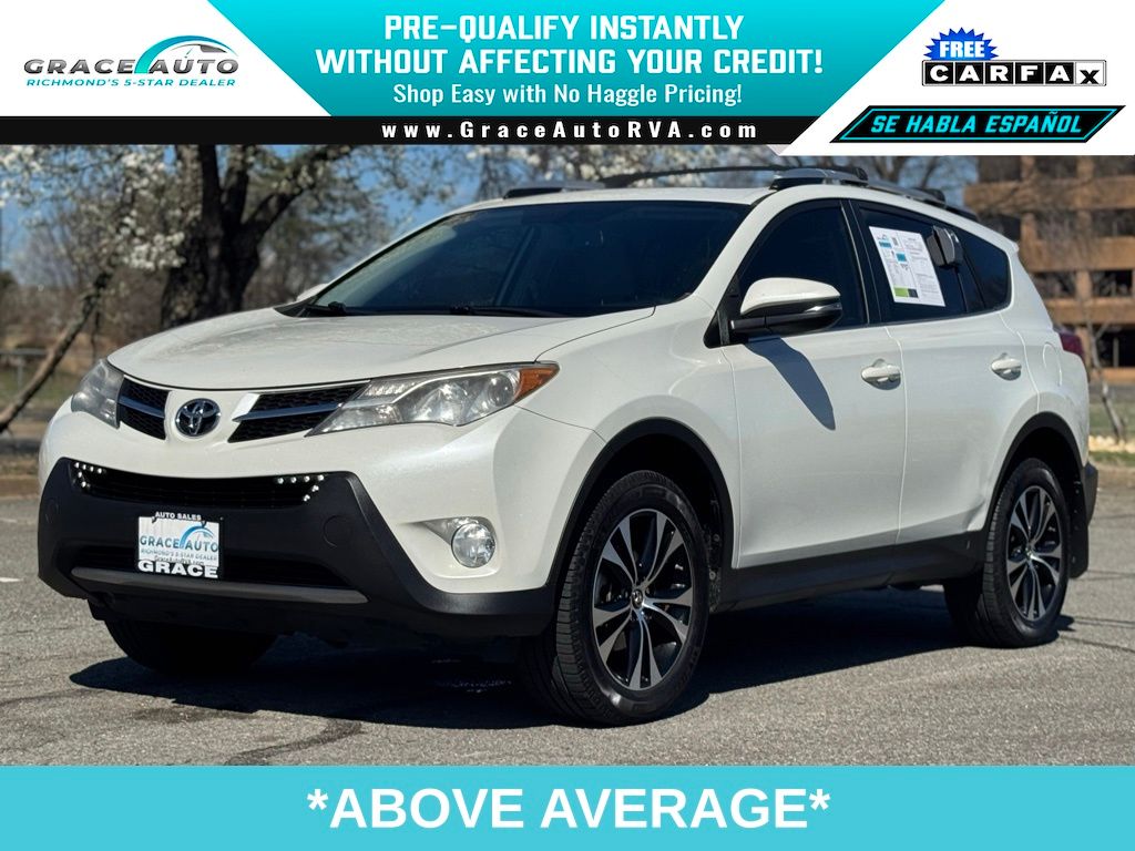 White (Blizzard Pearl) 2015 Toyota RAV4 Limited AWD SUV / Crossover All-Wheel Drive 6-Speed Automatic