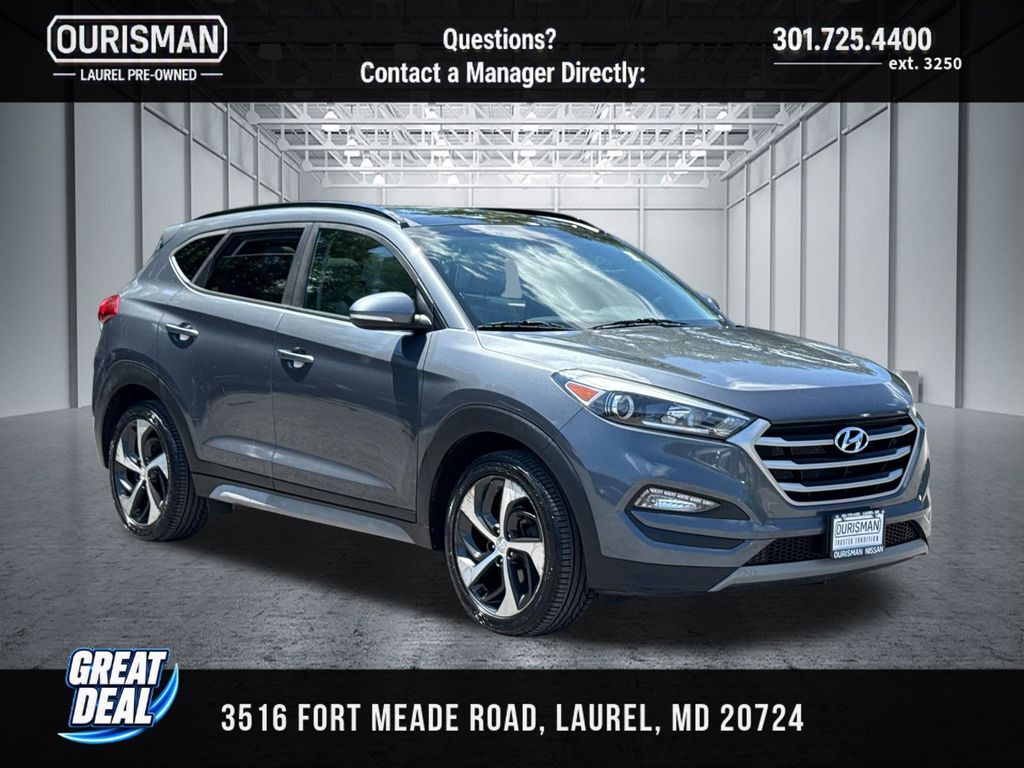 2018 Hyundai Tucson Gris SUV/Crossover Tracción en las cuatro ruedas 7 velocidades Automática