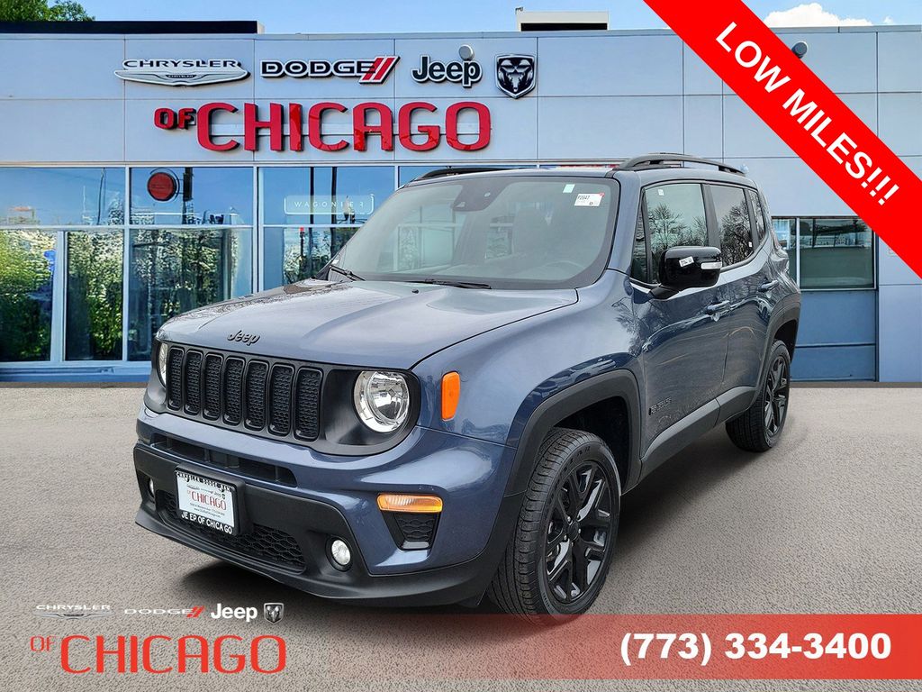 Slate Blue Pearlcoat 2022 Jeep Renegade Altitude 4WD SUV / Crossover Four-Wheel Drive 9-Speed Automatic