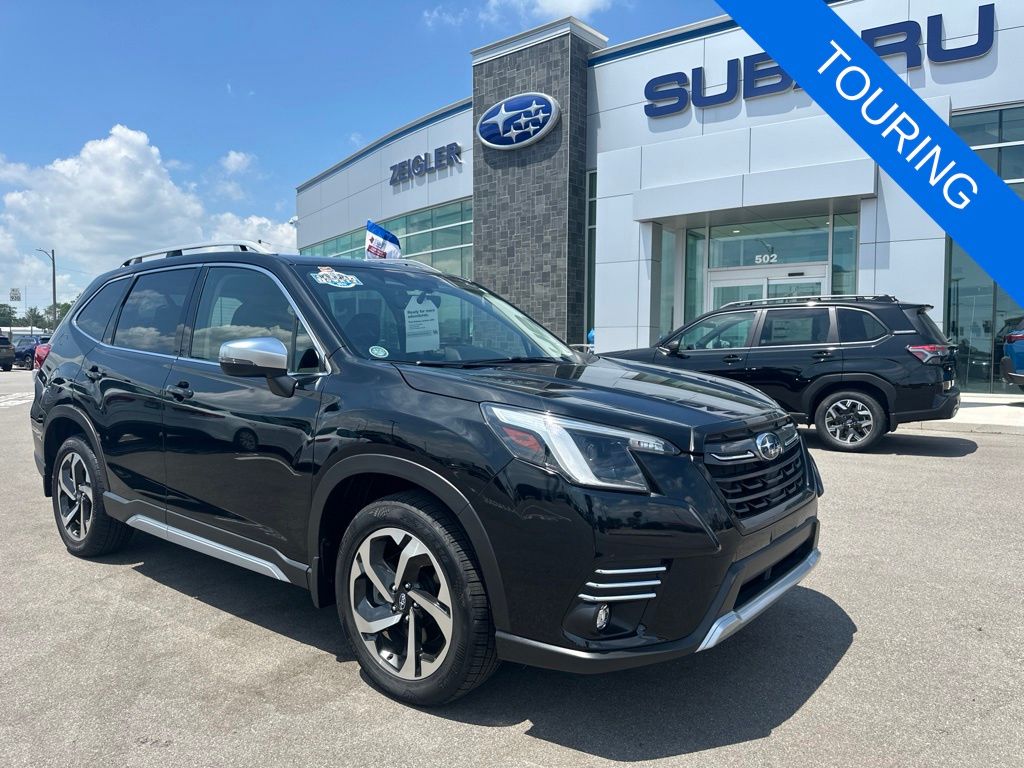 Crystal Black Silica 2022 Subaru Forester SUV / Crossover All-Wheel Drive Continuously Variable Transmission