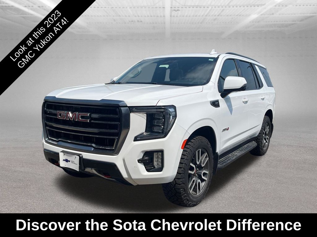 Summit White 2023 GMC Yukon SUV / Crossover Four-Wheel Drive
