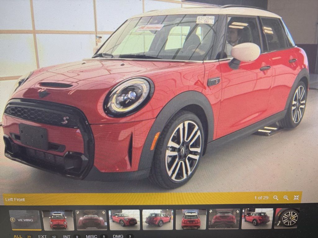 Chili Red 2024 MINI Cooper Hatchback 7-Speed Automatic