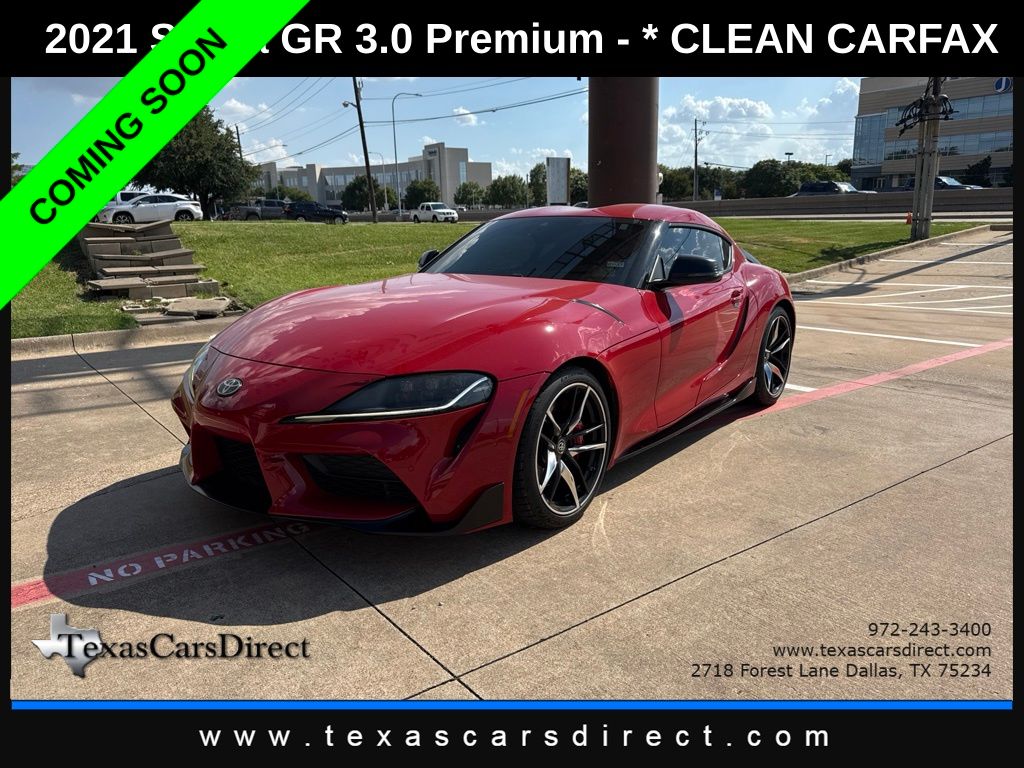 Renaissance Red 2021 Toyota Supra Coupe Rear-Wheel Drive 8-Speed Automatic