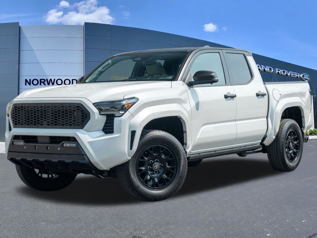 White (Wind Chill Pearl) 2024 Toyota Tacoma Pickup Truck Four-Wheel Drive 8-Speed Automatic