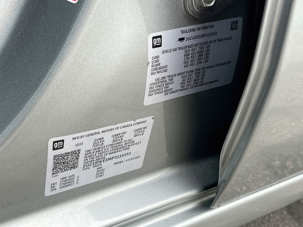 Used 2023 Sterling Gray Metallic Chevrolet RST image 31