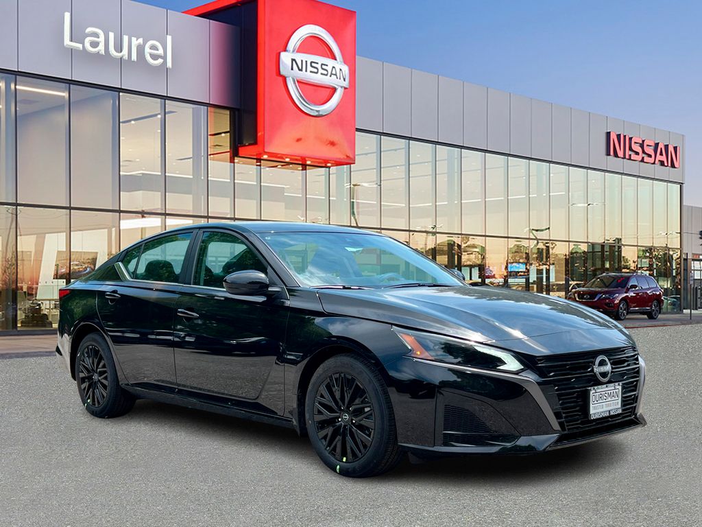 Super Black 2026 Nissan Altima 2.5 SV FWD Sedan Front-Wheel Drive Continuously Variable Transmission