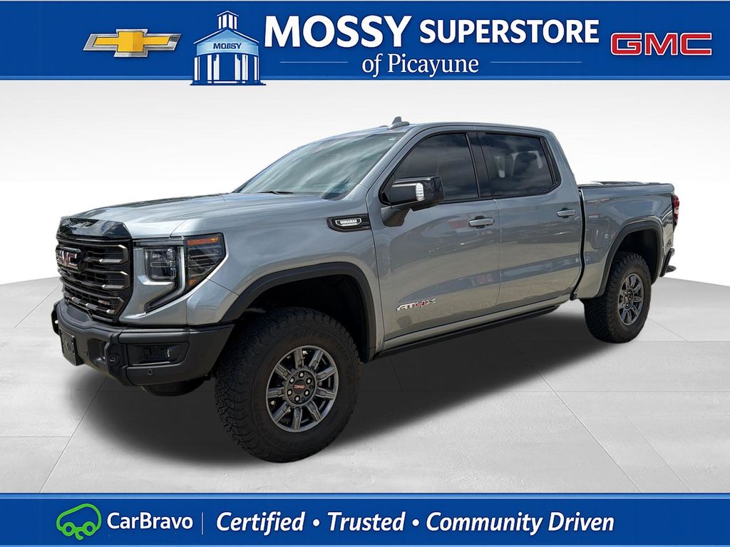 Sterling Metallic 2025 GMC Sierra 1500 AT4X Crew Cab 4WD Pickup Truck Four-Wheel Drive Automatic