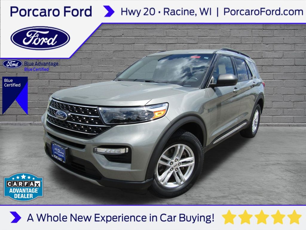 Silver Spruce Metallic 2020 Ford Explorer SUV / Crossover All-Wheel Drive Automatic