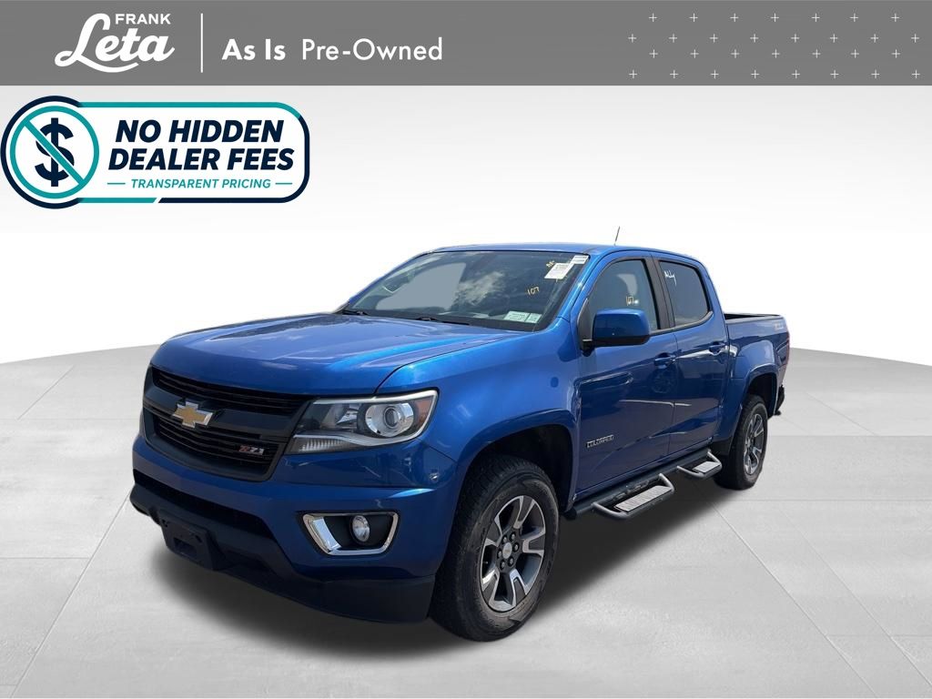 Kinetic Blue Metallic 2018 Chevrolet Colorado Pickup Truck Four-Wheel Drive 8-Speed Automatic