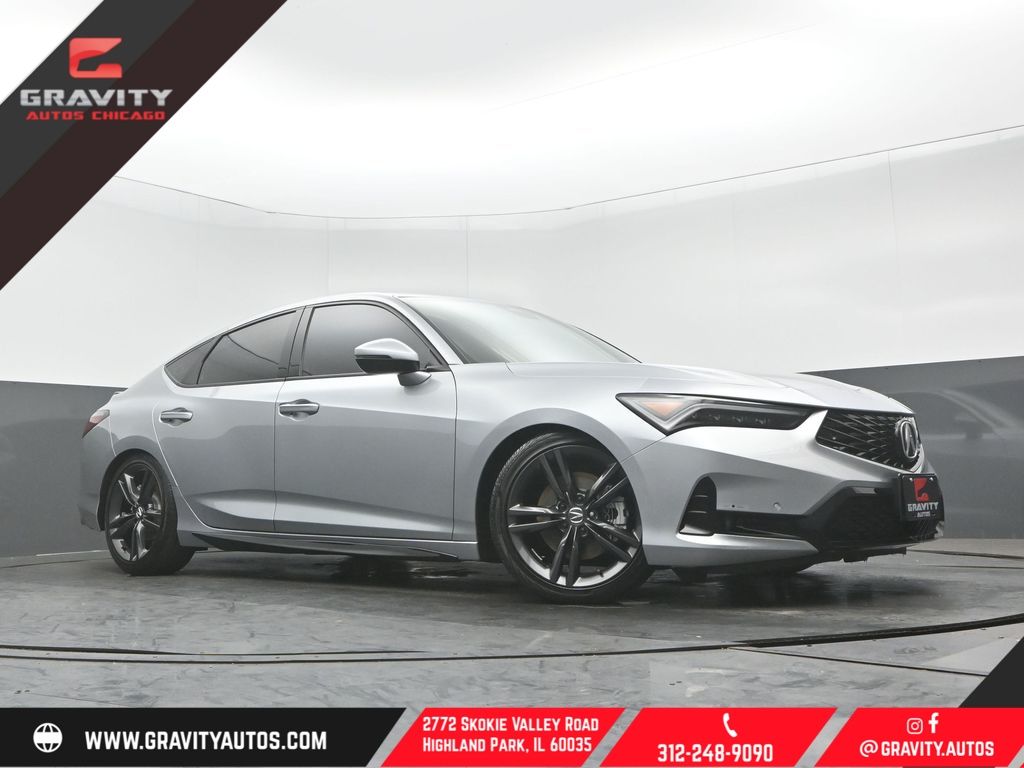 Lunar Silver Metallic 2024 Acura Integra FWD with Technology and A-SPEC Package Sedan Front-Wheel Drive Continuously Variable Transmission
