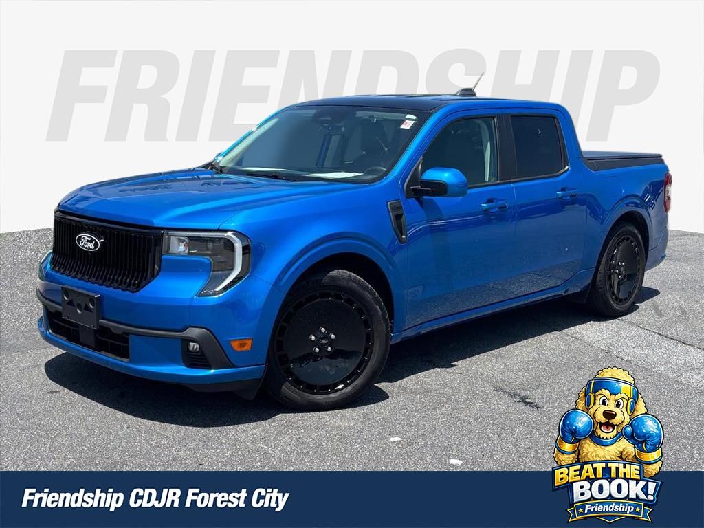 Blue 2025 Ford Maverick Pickup Truck All-Wheel Drive 7-Speed Automatic