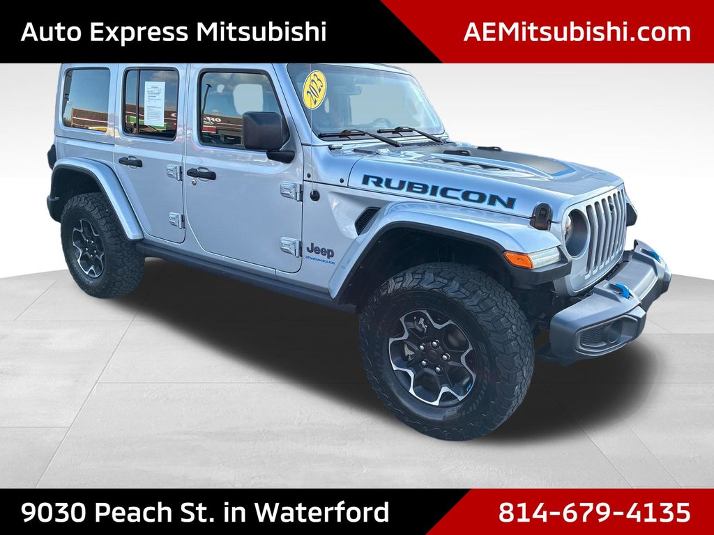 2023 Jeep Wrangler Rubicon 4xe Silver at Bob Ruth Ford