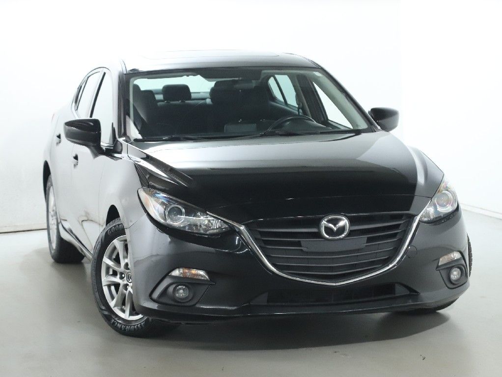 Jet Black Mica 2015 Mazda MAZDA3 Sedan Front-Wheel Drive 6-Speed Automatic
