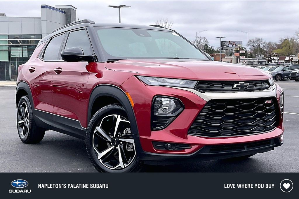 Scarlet Red Metallic 2021 Chevrolet Trailblazer RS FWD SUV / Crossover Front-Wheel Drive Continuously Variable Transmission