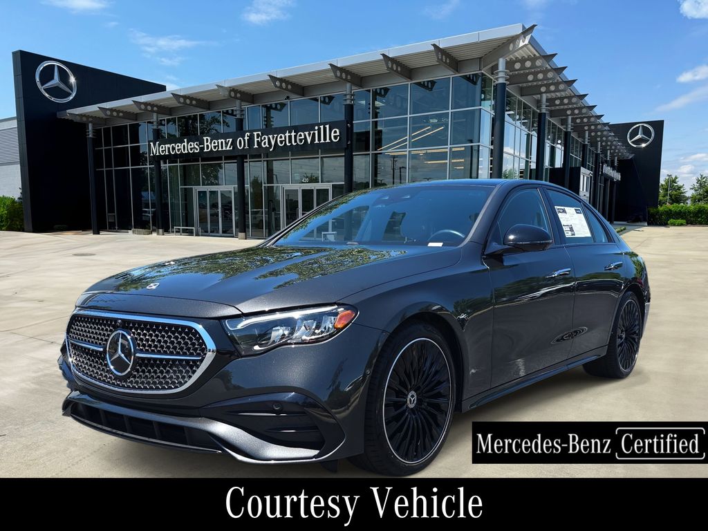 Graphite Gray Metallic 2026 Mercedes-Benz E-Class Sedan All-Wheel Drive 9-Speed Automatic