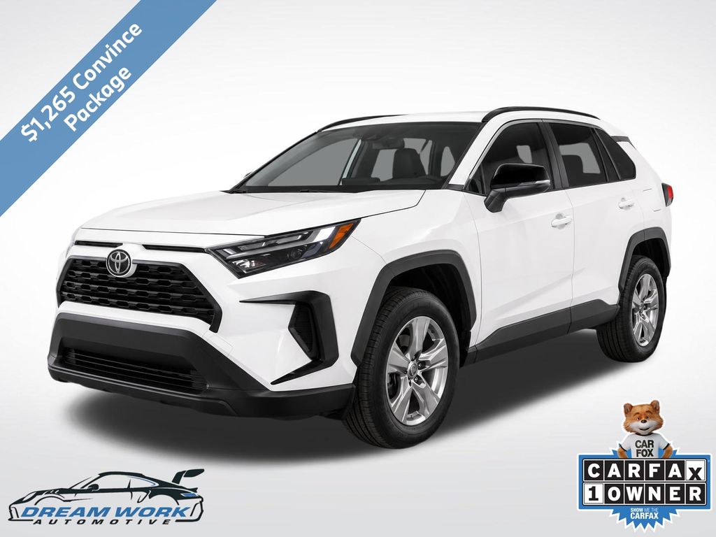 White 2022 Toyota RAV4 SUV / Crossover Front-Wheel Drive 8-Speed Automatic