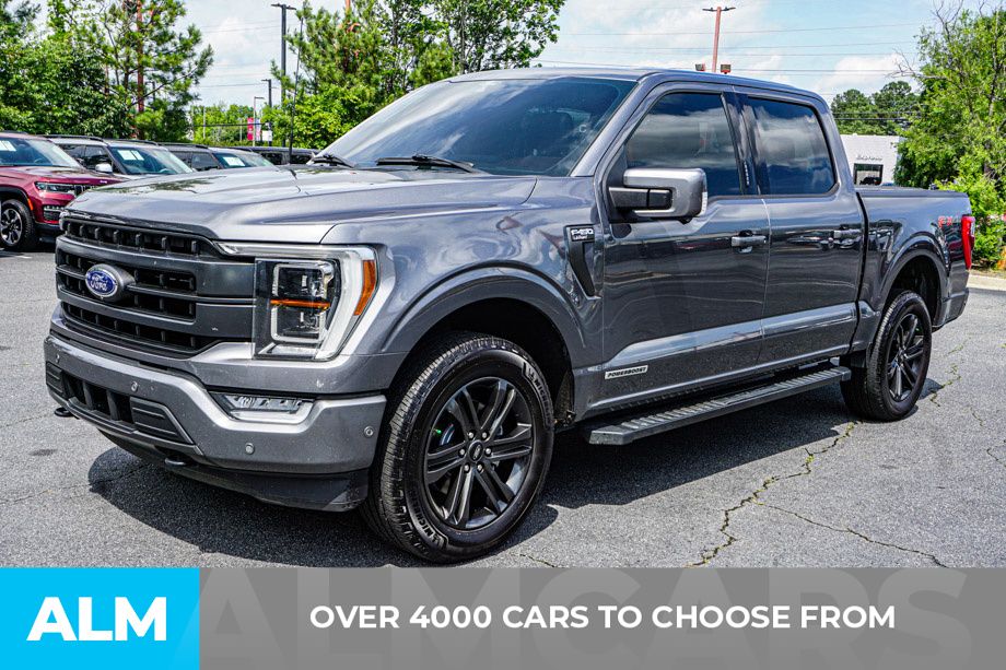 Used 2021 Gray Ford Lariat image 3