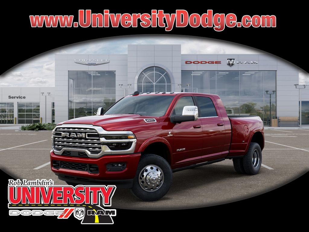 Molten Red Pearlcoat 2026 RAM 3500 Pickup Truck Four-Wheel Drive 8-Speed Automatic