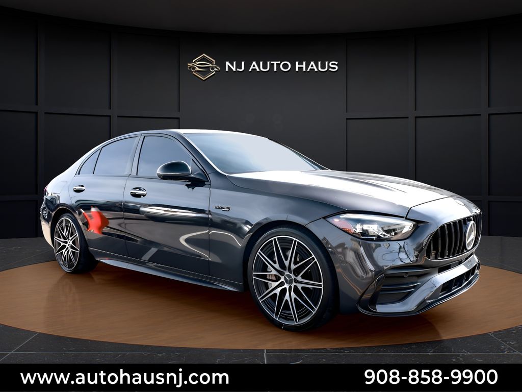 Graphite Gray Metallic 2023 Mercedes-Benz C-Class AMG C 43 4MATIC Convertible All-Wheel Drive 9-Speed Automatic