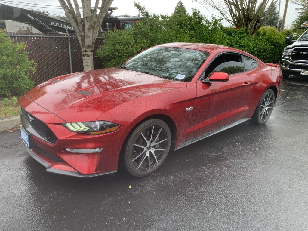 Ruby Red Metallic 2019 Ford Mustang GT Coupe RWD Coupe Rear-Wheel Drive 6-Speed Manual
