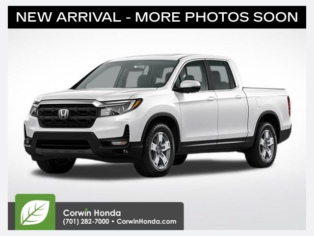 Platinum White Pearl 2024 Honda Ridgeline Pickup Truck All-Wheel Drive 9-Speed Automatic