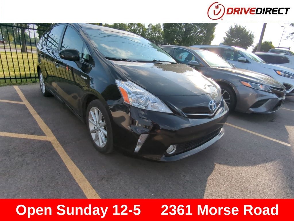 Black 2014 Toyota Prius v Wagon Front-Wheel Drive Continuously Variable Transmission