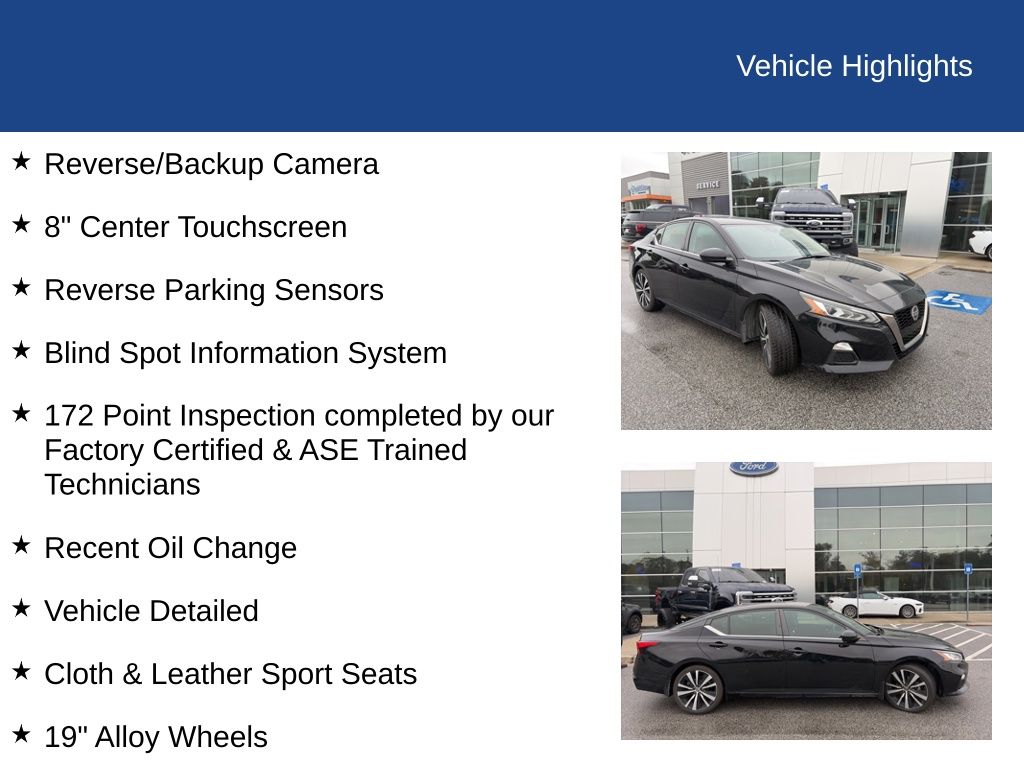 2020 Nissan Altima SR FWD