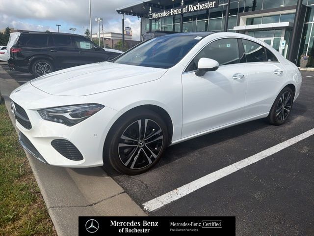 White 2026 Mercedes-Benz CLA 250 4MATIC Coupe All-Wheel Drive 8-Speed Dual Clutch