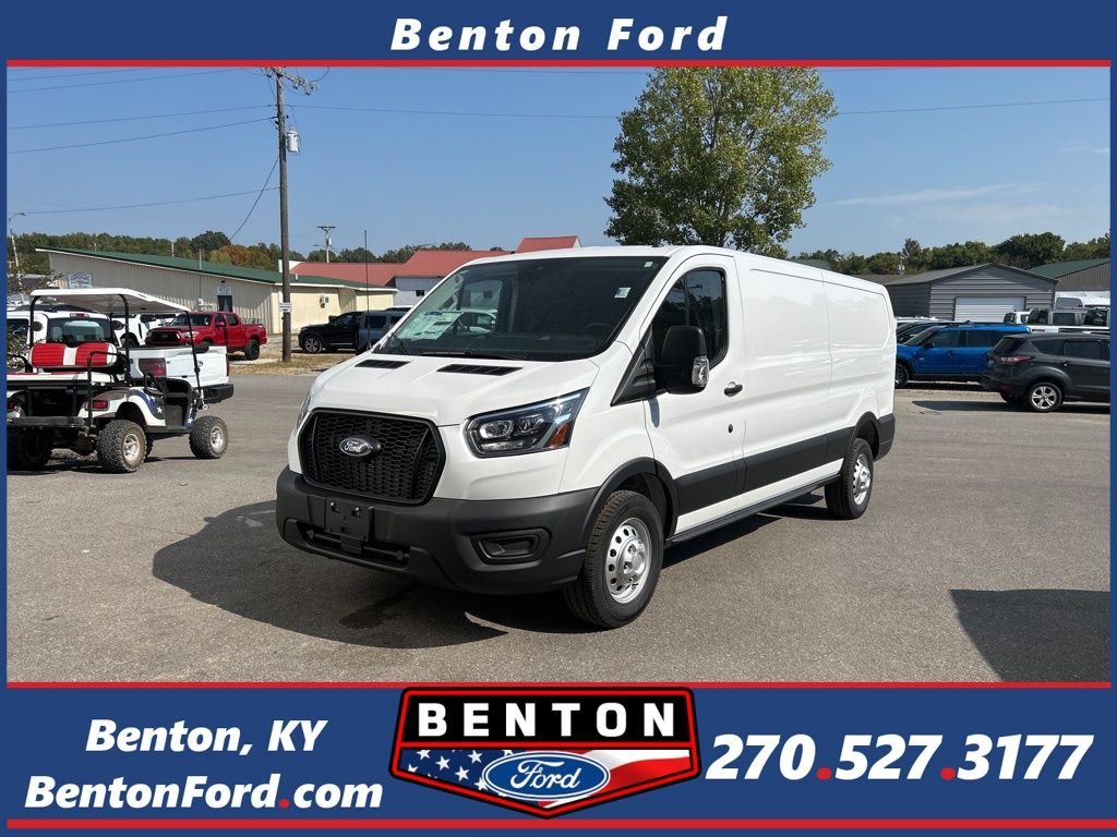 Oxford White 2025 Ford Transit Cargo Van All-Wheel Drive