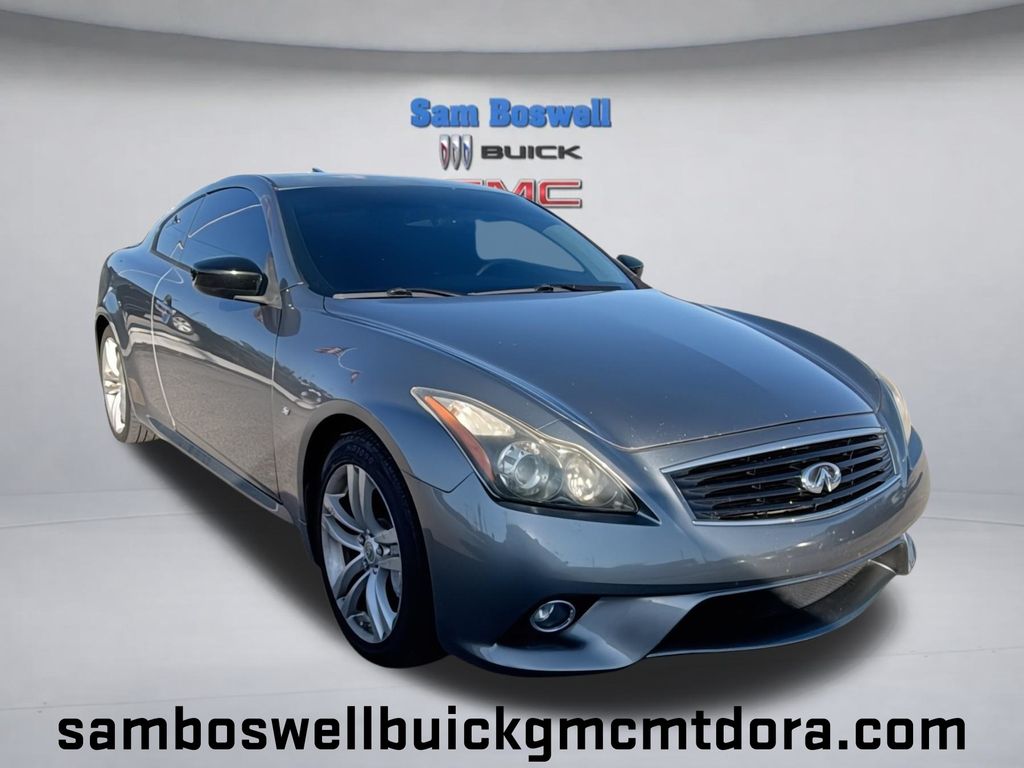 Gray (Graphite Shadow) 2015 INFINITI Q60 Coupe Rear-Wheel Drive 7-Speed Automatic