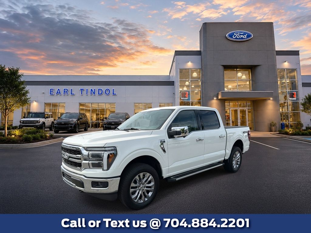 White Metallic 2026 Ford F-150 Pickup Truck Four-Wheel Drive Automatic