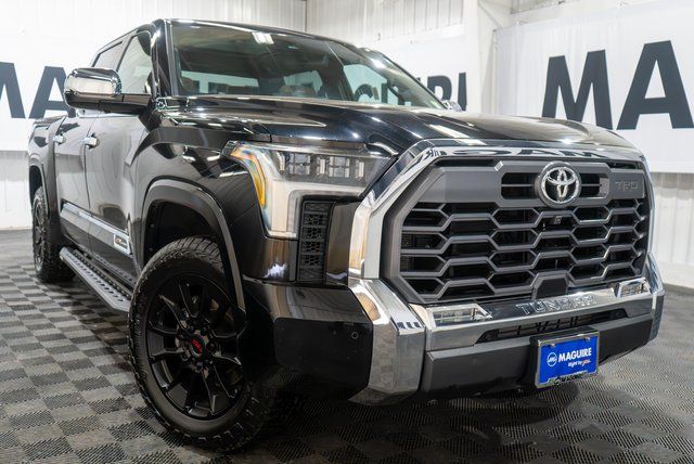 Midnight Black Metallic 2024 Toyota Tundra 1794 Edition CrewMax Cab 4WD Pickup Truck Four-Wheel Drive Automatic