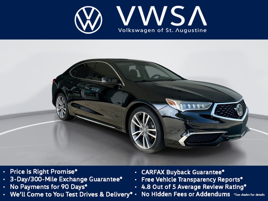 Crystal Black Pearl 2019 Acura TLX V6 FWD with Technology Package Sedan Front-Wheel Drive 9-Speed Automatic