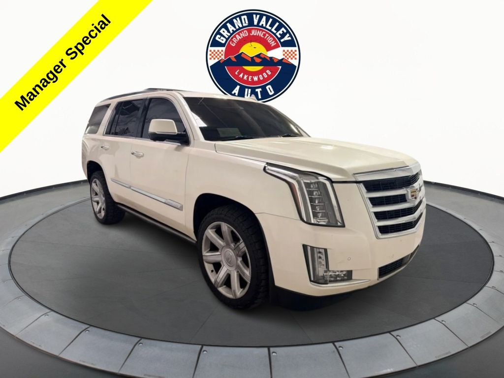 White Diamond Tricoat 2015 Cadillac Escalade SUV / Crossover Four-Wheel Drive Automatic