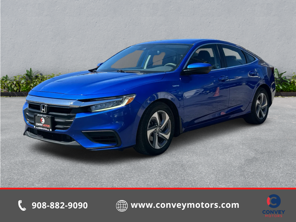 Blue 2020 Honda Insight EX Sedan FWD Sedan Front-Wheel Drive Continuously Variable Transmission