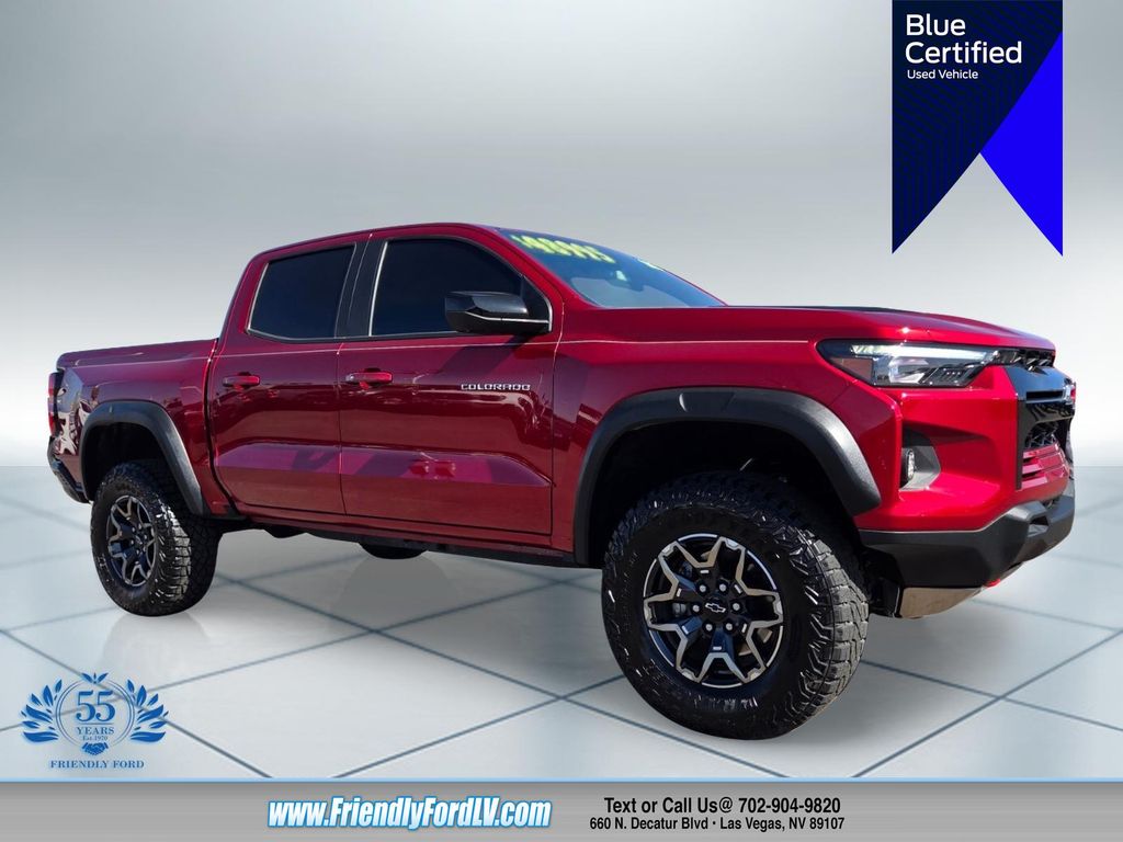 Radiant Red Tintcoat 2024 Chevrolet Colorado ZR2 Crew Cab 4WD Pickup Truck Four-Wheel Drive 8-Speed Automatic