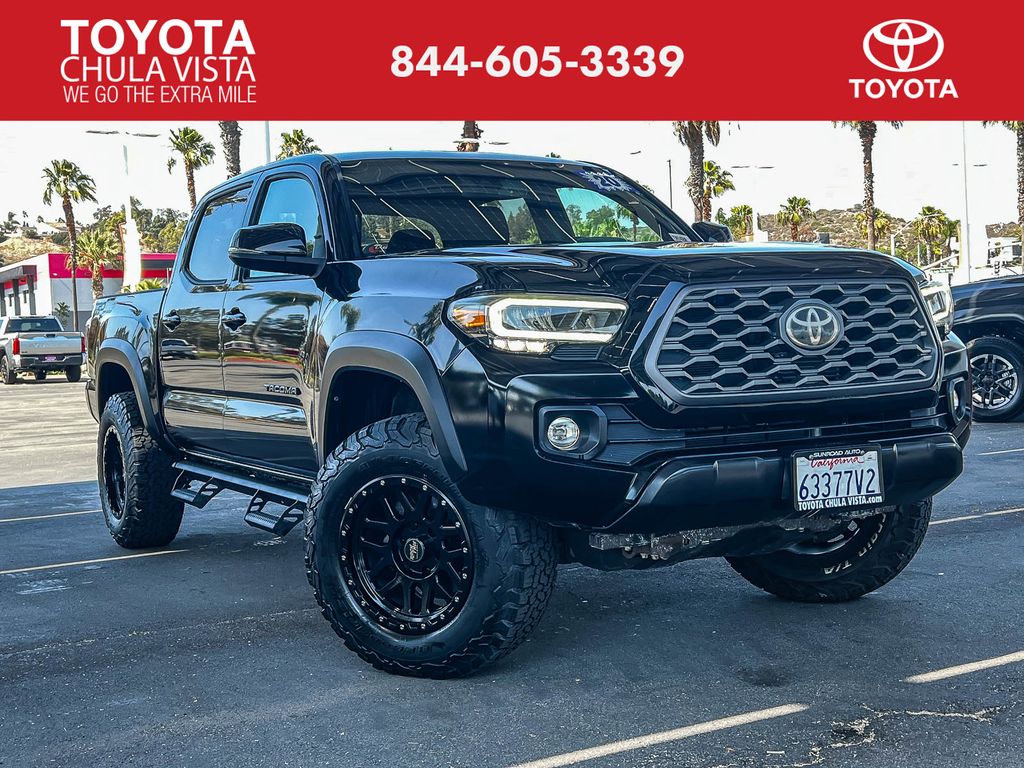 Midnight Black Metallic 2020 Toyota Tacoma TRD Off Road Double Cab 4WD Pickup Truck Four-Wheel Drive 6-Speed Automatic