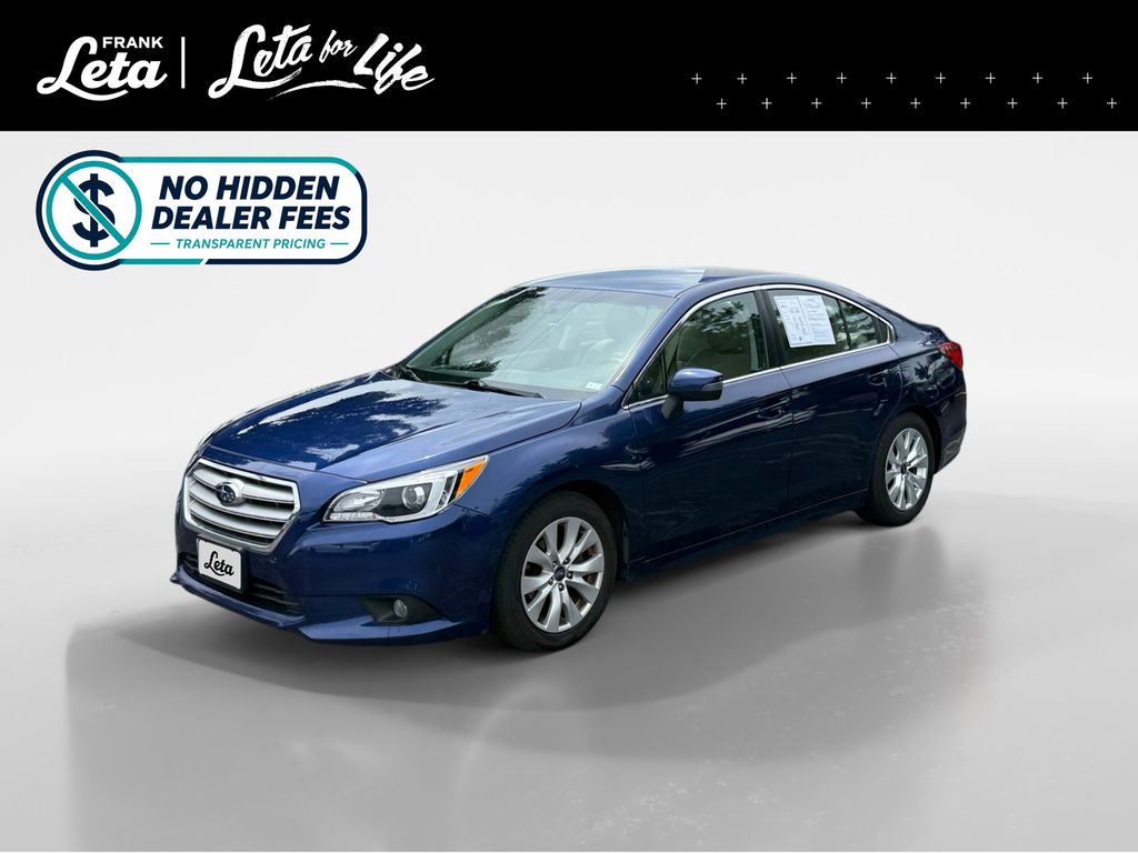 Lapis Blue Pearl 2015 Subaru Legacy Sedan All-Wheel Drive Continuously Variable Transmission