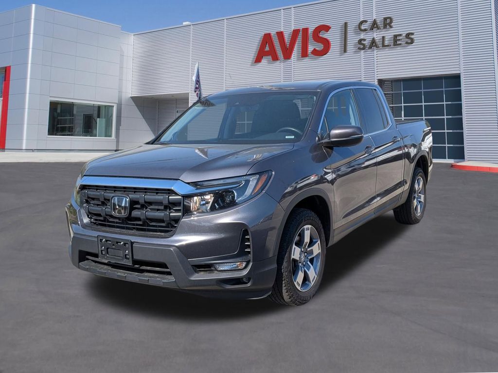 Sonic Gray Pearl 2025 Honda Ridgeline RTL AWD Pickup Truck All-Wheel Drive 9-Speed Automatic