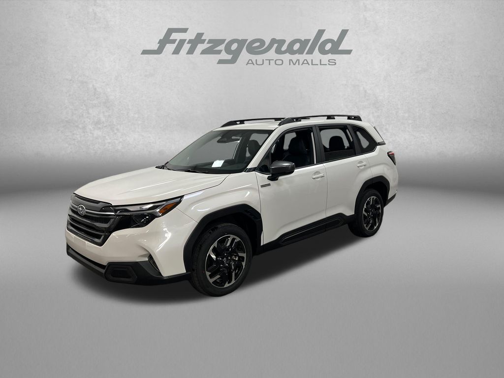 Crystal White Pearl 2026 Subaru Forester Hybrid Limited AWD SUV / Crossover All-Wheel Drive Continuously Variable Transmission