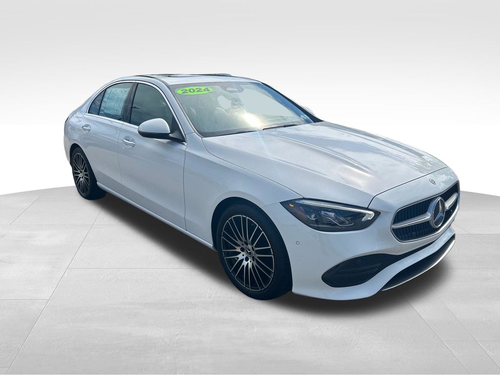 2024 Mercedes-Benz C-Class C 300 White at Audi Porsche Sewickley