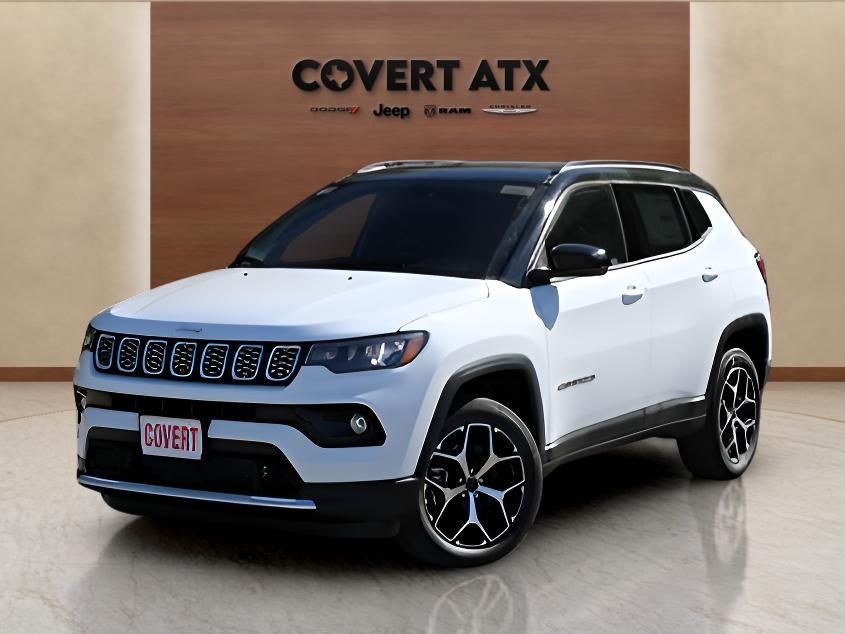 Bright White Clearcoat 2026 Jeep Compass Limited 4WD SUV / Crossover Four-Wheel Drive 8-Speed Automatic