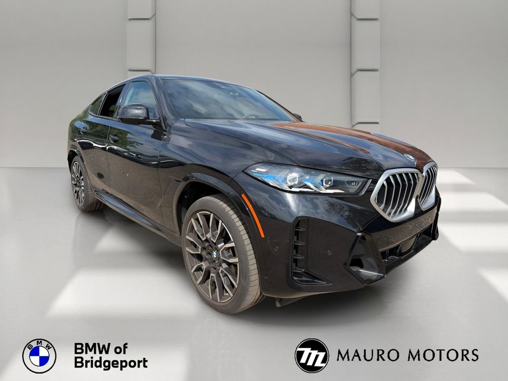 Black Sapphire Metallic 2024 BMW X6 SUV / Crossover All-Wheel Drive 8-Speed Automatic