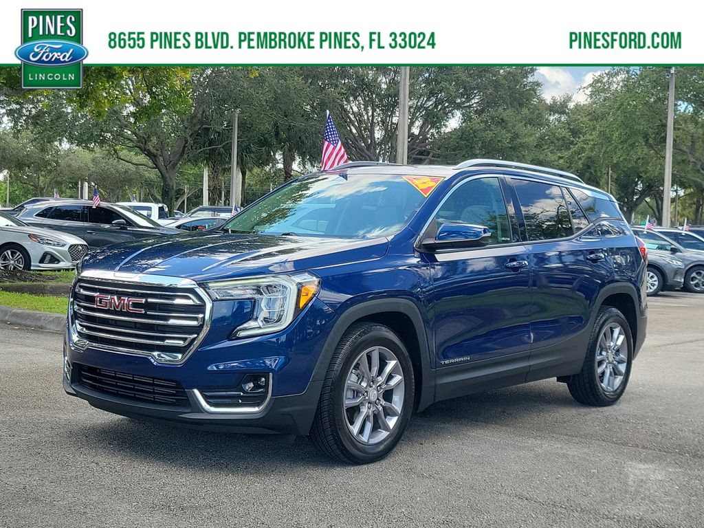 Marine Metallic 2022 GMC Terrain SUV / Crossover Front-Wheel Drive 9-Speed Automatic