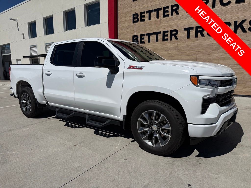 2024 Summit White Chevrolet Silverado 1500 RST 4X4 Truck