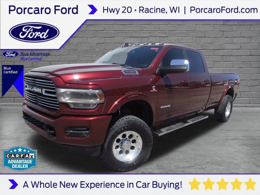 Delmonico Red Pearlcoat 2022 RAM 3500 Pickup Truck Four-Wheel Drive 6-Speed Automatic