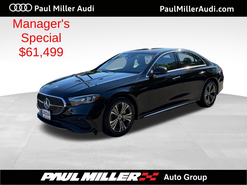 Obsidian Black Metallic 2026 Mercedes-Benz E-Class Sedan All-Wheel Drive 9-Speed Automatic