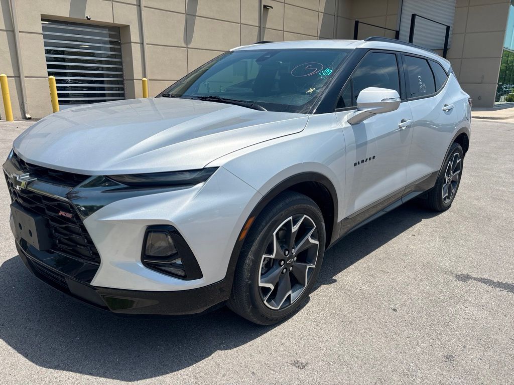 Silver Ice Metallic 2022 Chevrolet Blazer SUV / Crossover Front-Wheel Drive 9-Speed Automatic Overdrive