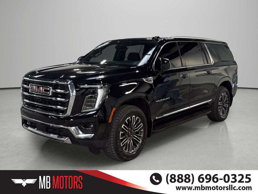 Black 2025 GMC Yukon XL Elevation 4WD SUV / Crossover Four-Wheel Drive Automatic