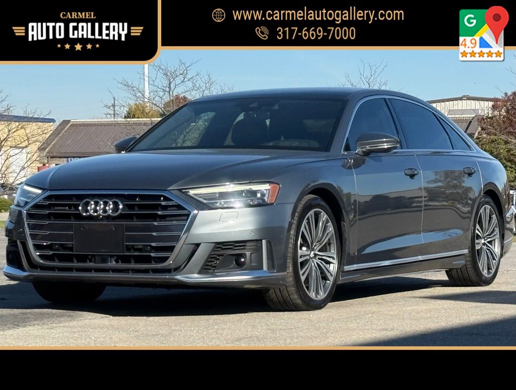 Monsoon Gray Metallic 2020 Audi A8 L quattro 60 TFSI Sedan All-Wheel Drive 8-Speed Automatic